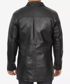 Bristol Mens Black Leather Back