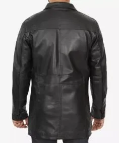 Bristol Mens Black Leather Back