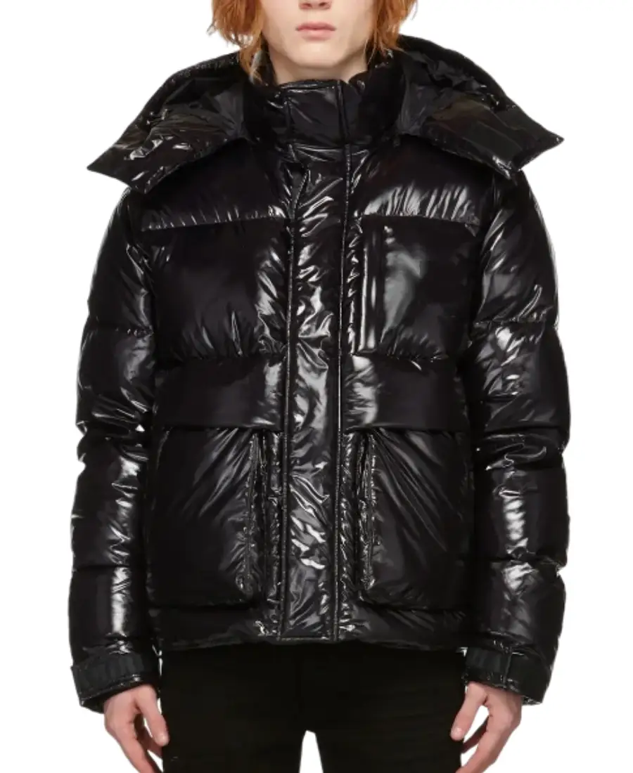 Shiny Hooded Puffer Jackets Trendyleatherjackets