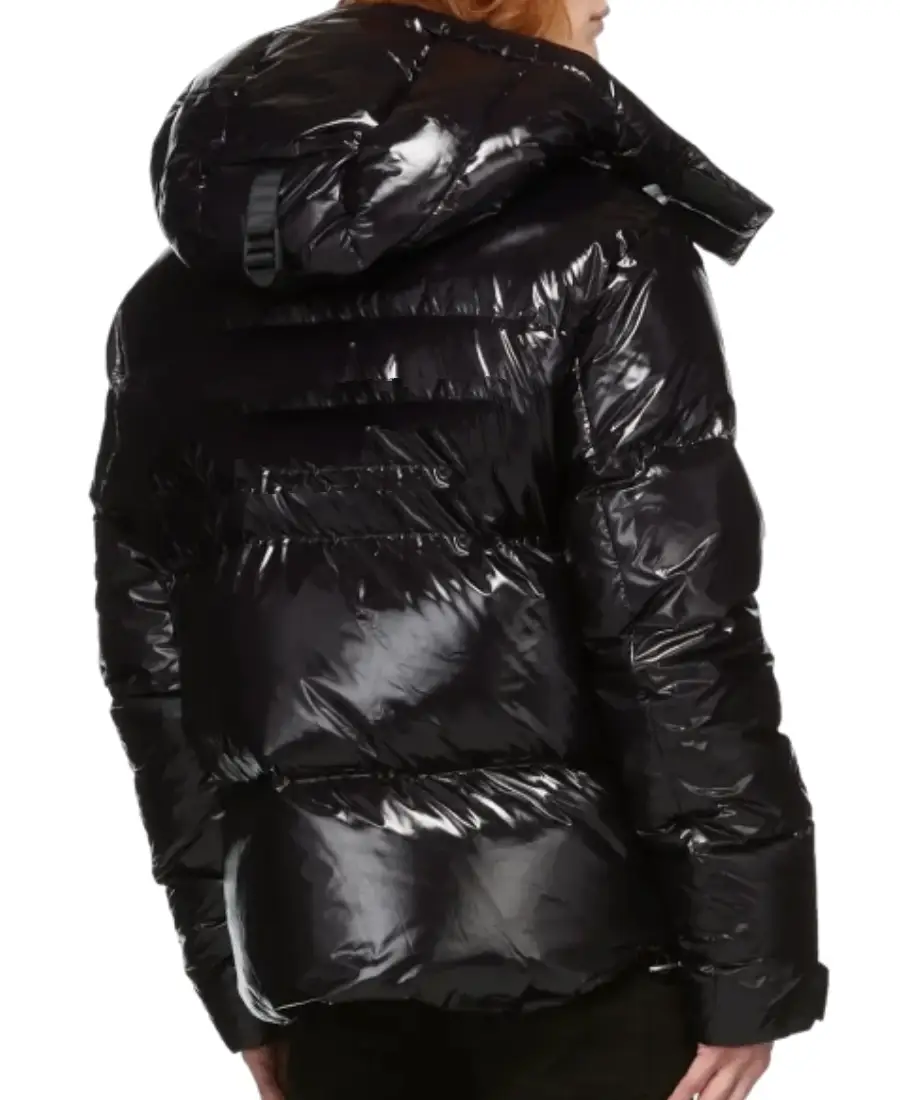 Shop The Shiny Hooded Puffer Jackets Trendyleatherjackets