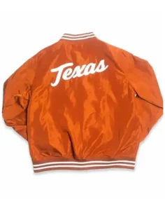 Texas Orange Bomber Jacket Back
