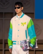 Rainbow Playground Varsity Jacket - Image 2