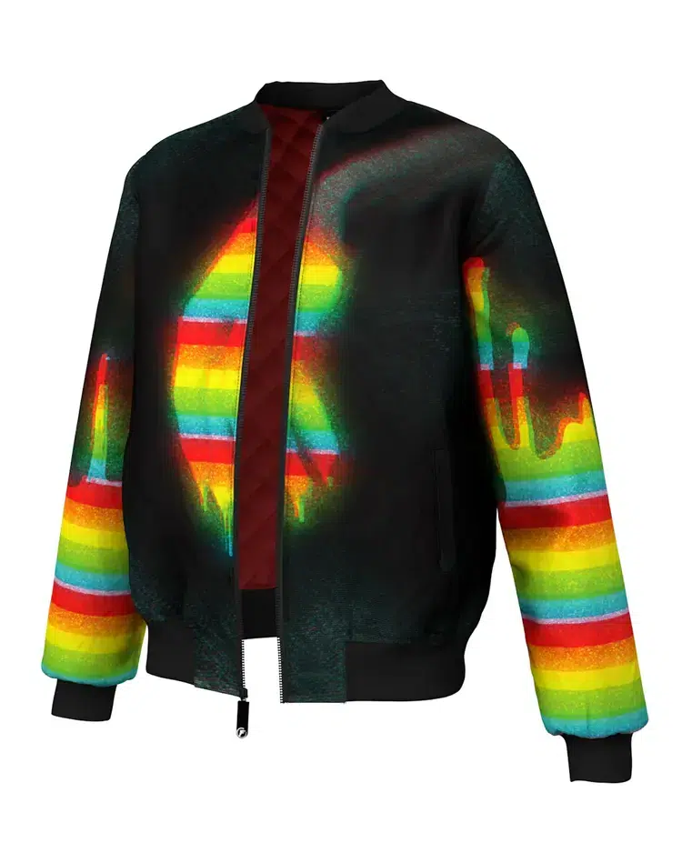 A Handful Rainbow Bomber Jacket A Handful Rainbow Bomber Jacket
