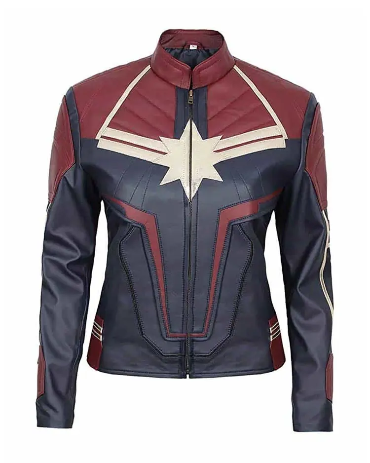 Carol Danvers Captain Marvel Leather Jacket Carol Danvers Captain Marvel Leather Jacket