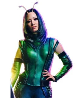 Guardians Of The Galaxy Mantis Green Leather Vest