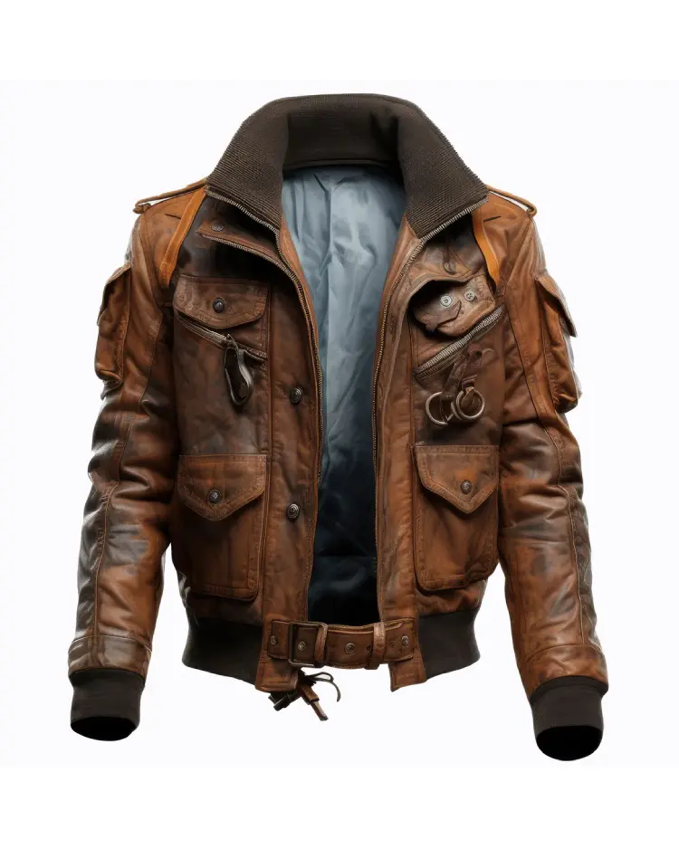 Men Bomber Flight Coat Leather Jackets Men Bomber Flight Coat Leather Jackets