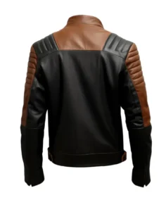 Mens Racer Sheepskin Coat Zipper Pockets Leather Jackets For Men And Women On Sale