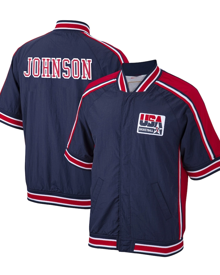 Magic Johnson Usa Basketball Jacket Magic Johnson Usa Basketball Jacket