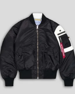 Alpha X Undercover MA-1 Bomber Black Jacket