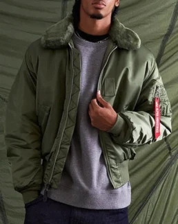 B-15 Bomber Green Jacket