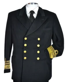 British Royal Navy Vice Admiral No.1 Reefer Jacket