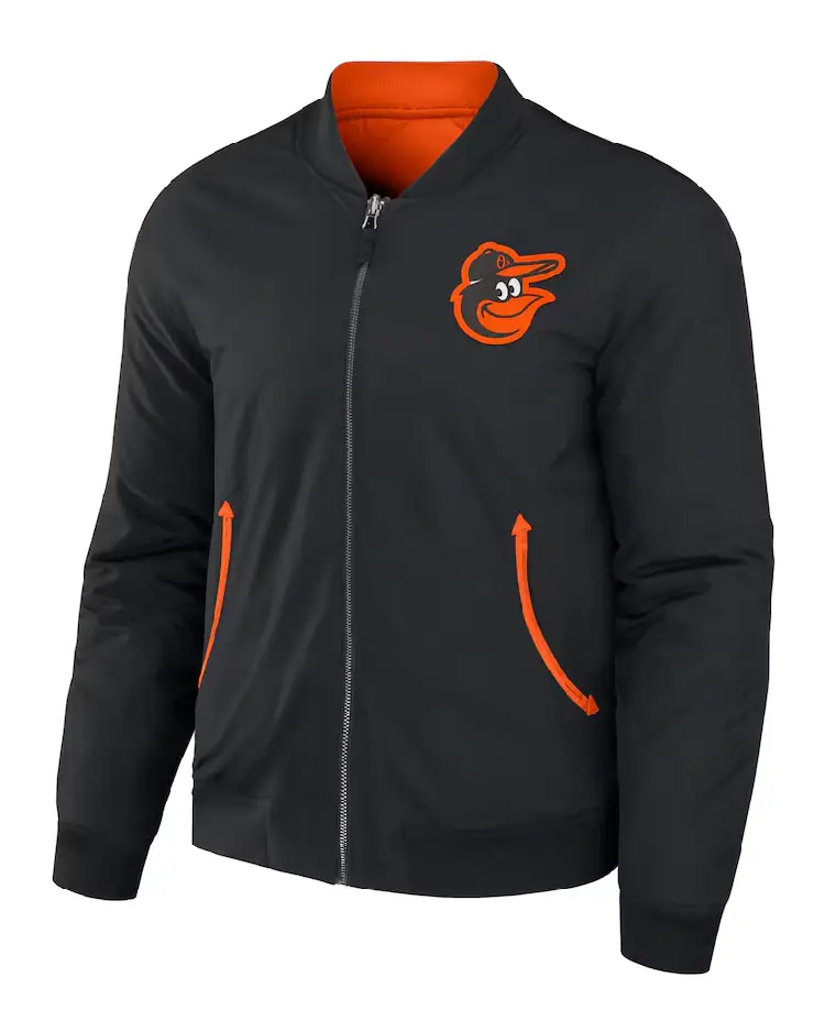 Mlb Baltimore Orioles Darius Rucker Reversible Bomber Jacket Mlb Baltimore Orioles Darius Rucker Reversible Bomber Jacket