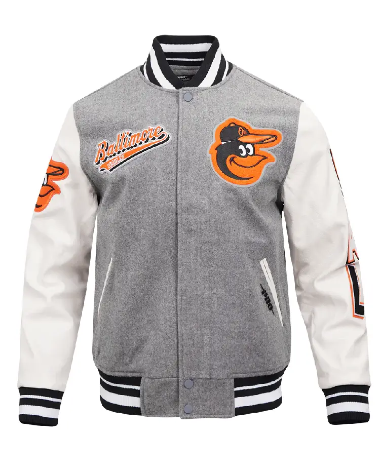 Mlb Baltimore Orioles Script Tail Varsity Jacket Mlb Baltimore Orioles Script Tail Varsity Jacket