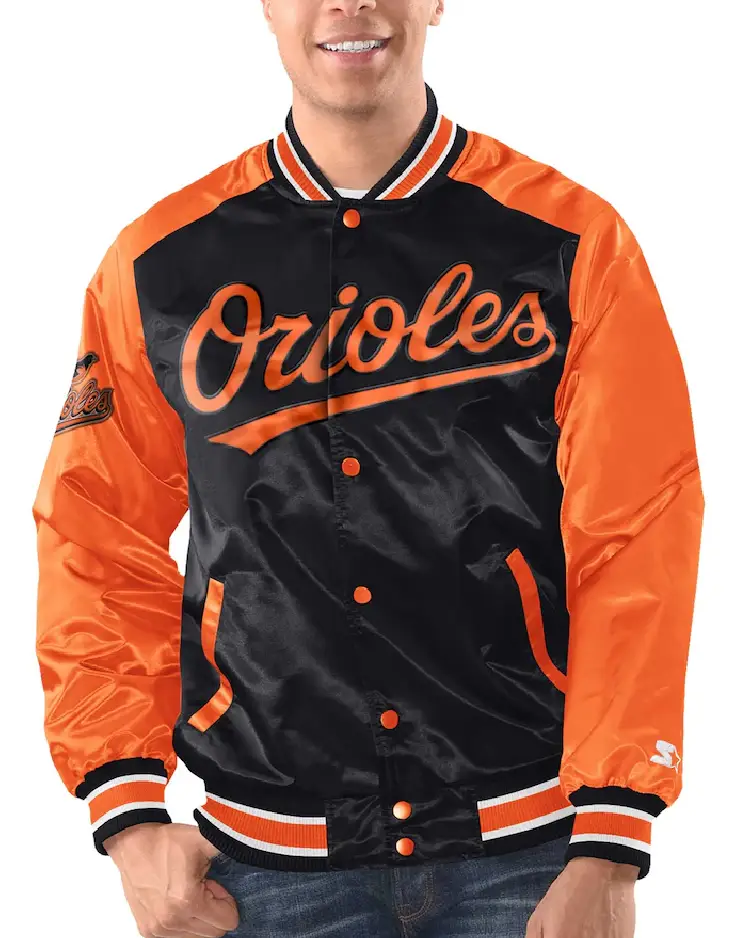 Mlb Baltimore Orioles Varsity Satin Jacket Mlb Baltimore Orioles Varsity Satin Jacket