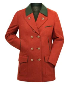 Orange Red Loden Hunting Jacket