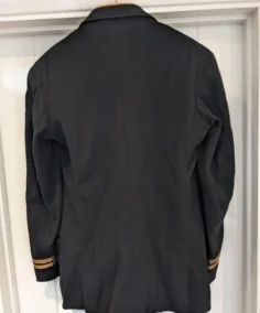 Men's Solid Navy Reefer Jacket