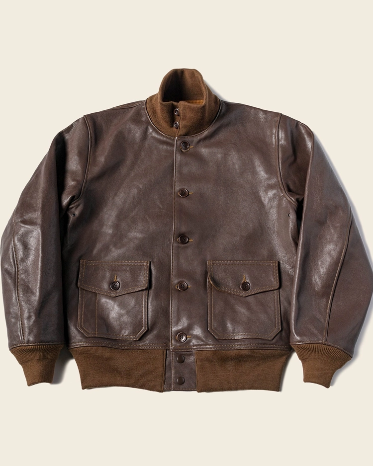 Usaaf Type A-1 Leather Flight Light Brown Jacket Usaaf Type A-1 Leather Flight Light Brown Jacket