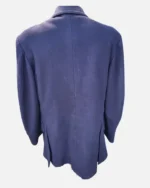 Vintage 1960's NYPD Officer Heavy Wool Reefer Jacket Coat back