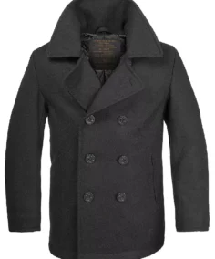 Vintage US Navy Pea Coat Reefer Jacket