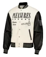 MLB Atlanta Braves PLEASURES Varsity Jacket - Trendy Leather Jacket