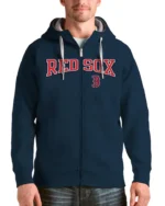 MLB Boston Red Sox Antigua Victory Hoodie Jacket navy