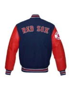 MLB Boston Red Sox Red and Blue varsity Jacket back