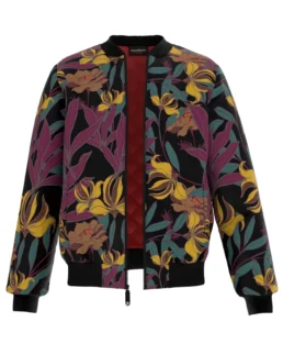 Autumn Jungle Bomber Jacket - Trendy Leather Jackets