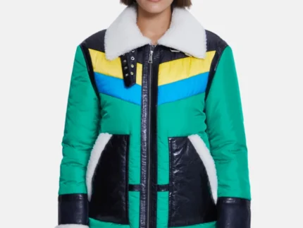 Black Friday &Amp; Cyber Monday Jackets Deals 2024 12 Furniq Uk Cracked Green And Black Fur Jacket - Trendy Leather Jackets