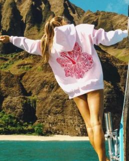 Hawaii Hibiscus Hoodie - Trendy Leather Jackets