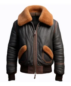 Men's B3 Bomber Fur Coat Leather Jacket - Trendy Leather Jackets