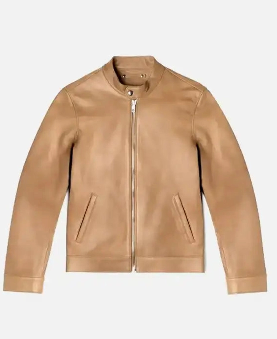 Men'S Cafe Racer Tan Leather Jacket Men'S Cafe Racer Tan Leather Jacket - Trendy Leather Jackets