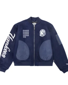 NY Yankees Heart & Mind Wool Bomber Jacket - Trendy Leather Jackets