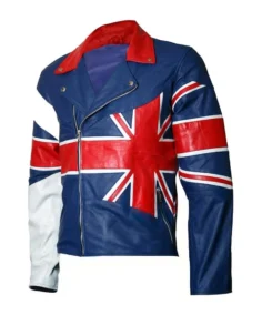 UK Flag Union Jack Motorcycle Leather Jacket - Trendy Leather Jackets