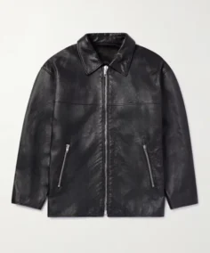 Saint Laurent Biker Black Leather Jacket View - Trendy Leather Jackets
