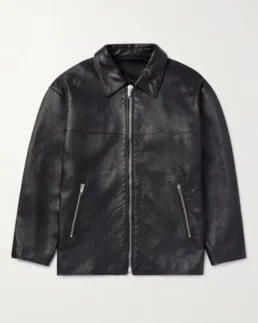 Saint Laurent Biker Black Leather Jacket View - Trendy Leather Jackets
