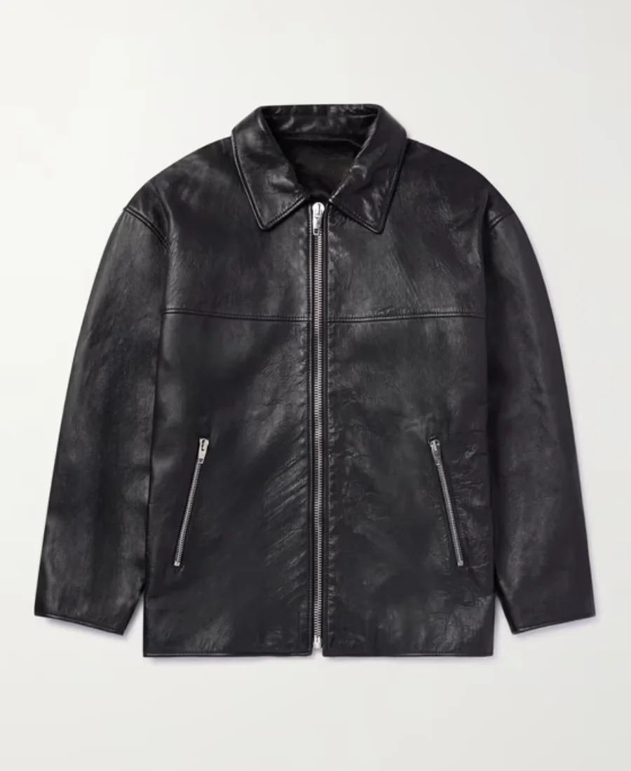 Saint Laurent Biker Black Leather Jacket View Saint Laurent Biker Black Leather Jacket View - Trendy Leather Jackets