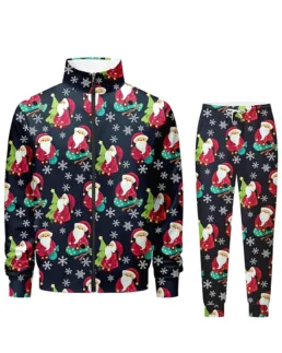 Men's 90s 80s Christmas Tracksuits Sweatsuits Style1 - Trendy Leather Jackets