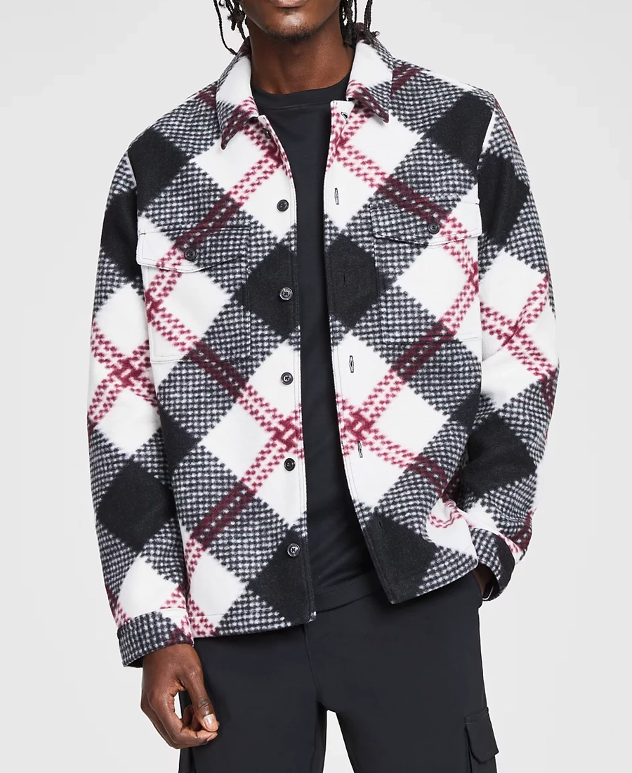 Men'S Enalu Plaid Jacket Men'S Enalu Plaid Jacket - Trendy Leather Jackets