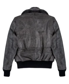 Shop Shadow G-1 Distressed Black Aviator Leather Jacket For Men And Women - Trendy Leather Jackets