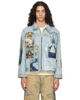 WDW Exclusive Blue Eternity Denim Jacket - Trendy Leather Jackets