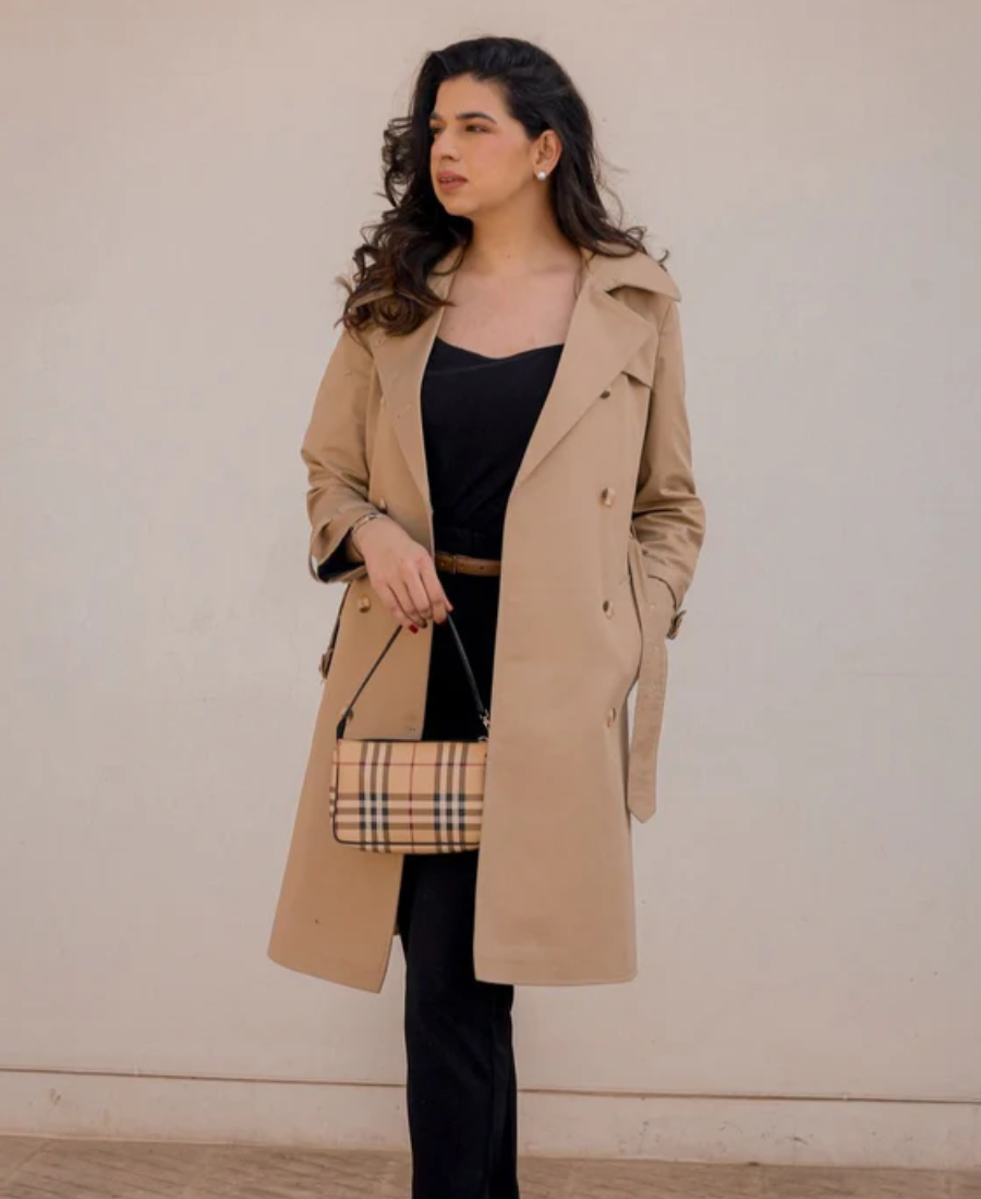 Women'S Cia Nude Trench Coat Women'S Cia Nude Trench Coat - Trendy Leather Jackets