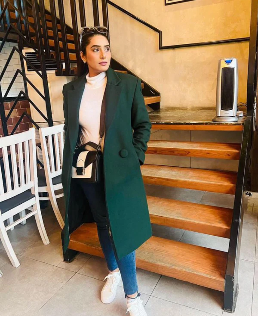 Women'S Riot Mid Jungle Green Wool Coat Side Women'S Riot Mid Jungle Green Wool Coat Side - Trendy Leather Jackets