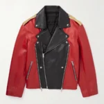 Celine Homme Biker Studded Leather Jacket - Trendy Leather Jackets