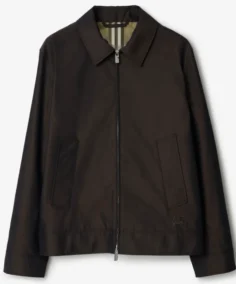 Cotton Harrington Jacket Brown - Trendy Leather Jackets