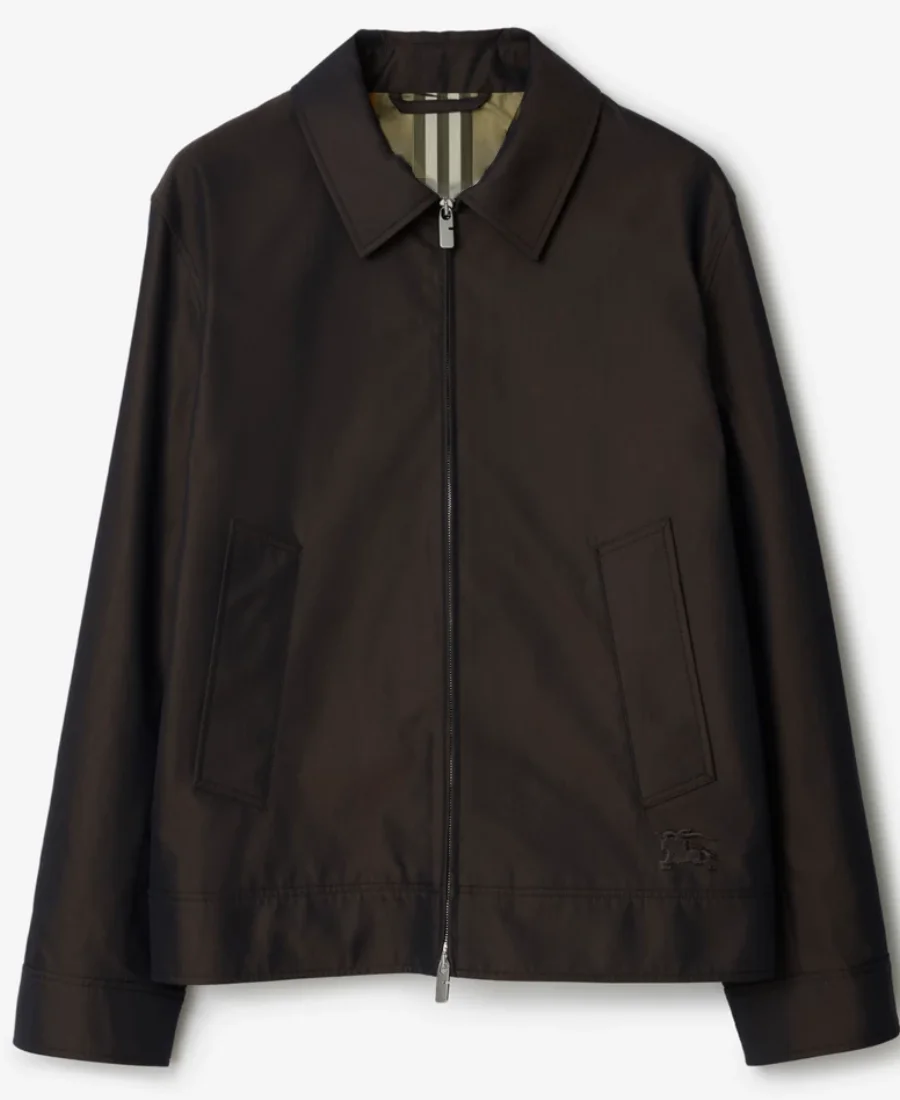 Cotton Harrington Jacket Brown Cotton Harrington Jacket Brown - Trendy Leather Jackets