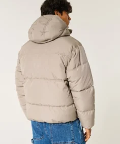 Shop The Men's Faux Fur-Lined Puffer Jacket - Trendy Leather Jackets