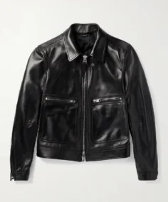 Tom Ford Black Leather Jacket - Trendy Leather Jackets