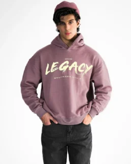 Legacy Mauve Hoodie - Trendy Leather Jackets