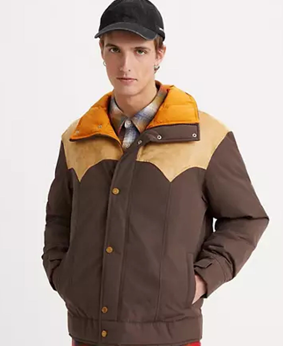 Men’s Western Style Puffer Jacket Men’s Western Style Puffer Jacket - Trendy Leather Jackets