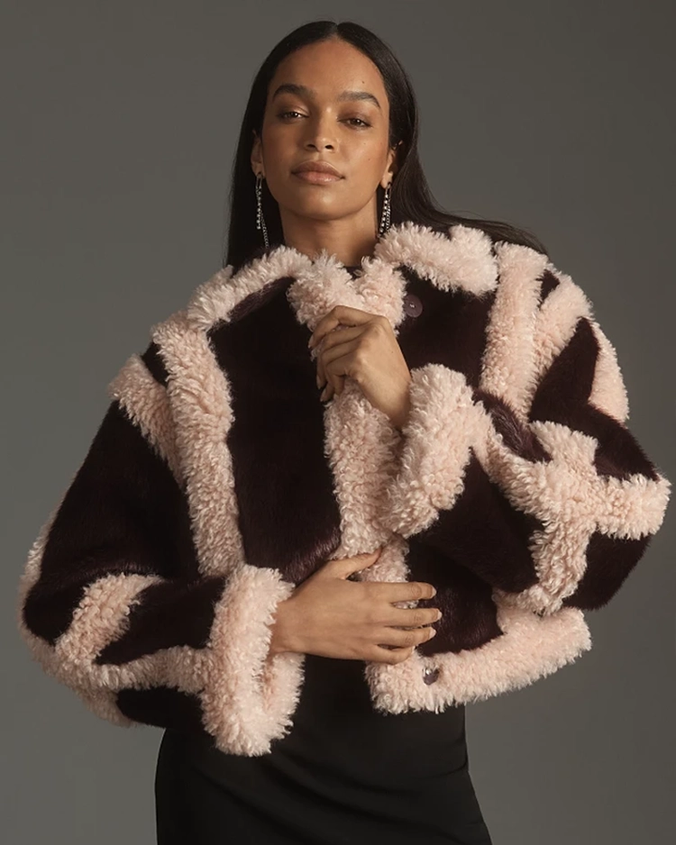 Stand Studio Cecilia Sherpa Jacket Stand Studio Cecilia Sherpa Jacket - Trendy Leather Jackets